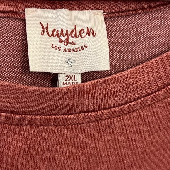 Hayden Terracotta Star patch Top - Picture 4 of 4